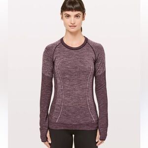 Lululemon Swiftly Tech Long Sleeve Purple T-Shirt Women’s Size 12